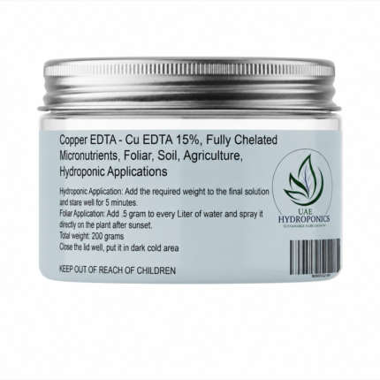 Copper EDTA 13% Chelated Copper Micronutrient Hydroponics UAE UAE Hydroponics
