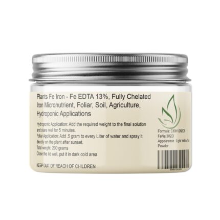 Iron EDTA 13% - Fully Chelated Micronutrient for Hydroponic, Foliar, and Agricultural Applications