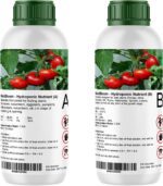 MaxBloom Hydroponic Nutrient Solution - Two Bottles (A and B) for Flowering and Fruiting Plants