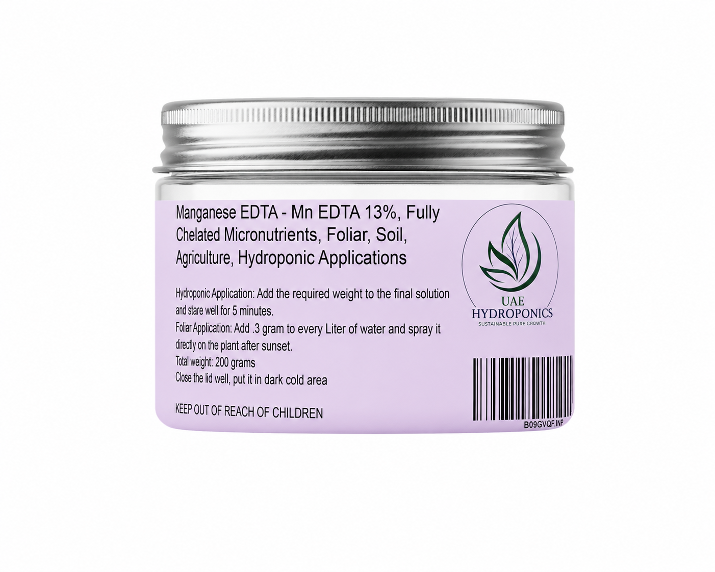 Manganese EDTA 13% Hydroponics UAE – UAE Hydroponics Manganese EDTA 13% Chelated Manganese Micronutrient Hydroponics UAE UAE Hydroponics