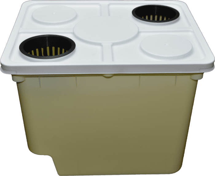 Dutch Bucket with Two-Hole Lid for Hydroponics