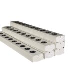 UAE Hydroponics White NFT Channel – 100 cm Pre-Holed Hydroponic System for Leafy Greens and Herbs
