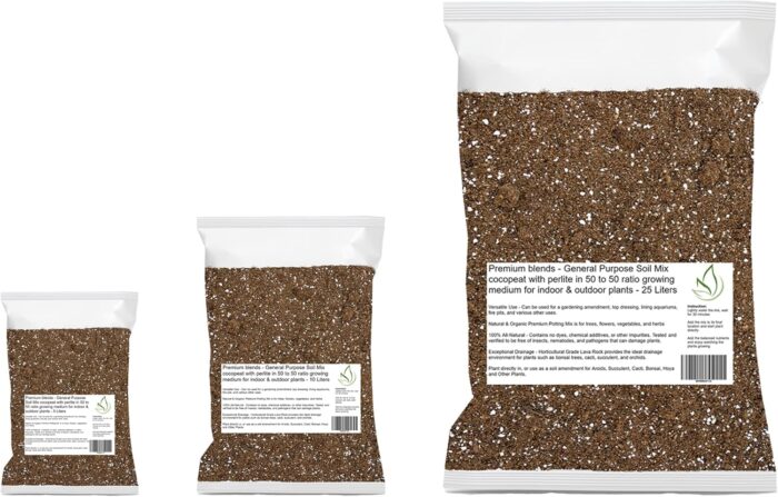 Premium Potting Soil Mix with Peatmoss, Cocopeat, and Perlite - Ideal for Indoor & Outdoor Garden Plants, General Purpose, PH Balanced Blend - Image 3