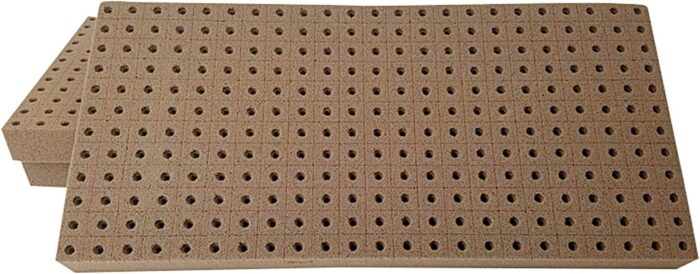 Biodegradable Oasis Horticubes ES Grow Cubes 276ct sheet for hydroponic seed starting