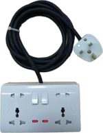 Extension Terminator with Wire Upto 10m Double Socket (13amp) - Image 3