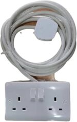 Extension Terminator with Wire Upto 10m Double Socket (13amp)