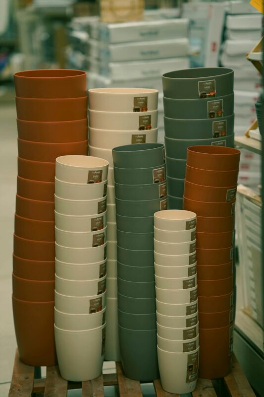 Garden store with hydroponic supplies and plant pots for sale in Abu Dhabi