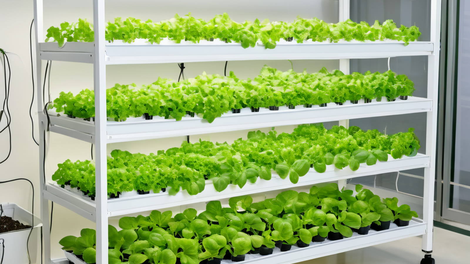Educational hydroponic growing setup for UAE students